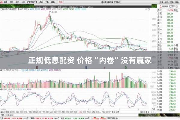 正规低息配资 价格“内卷”没有赢家