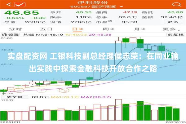 实盘配资网 工银科技副总经理侯志荣：在同业输出实践中探索金融科技开放合作之路