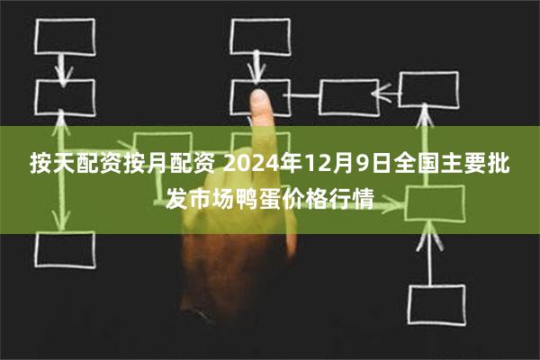 按天配资按月配资 2024年12月9日全国主要批发市场鸭蛋价格行情